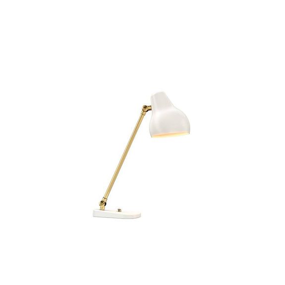 VL38 Bordslampa Brass/White i gruppen Belysning / Inomhus / Bordslampor hos Vxj Elektriska (5744162322)