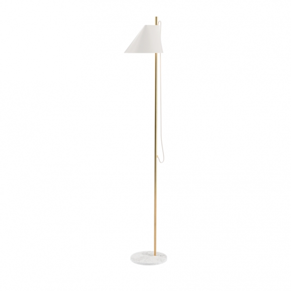 Yuh Golvlampa Brass/White i gruppen Belysning / Inomhus / Golvlampor hos Vxj Elektriska (5744162681)