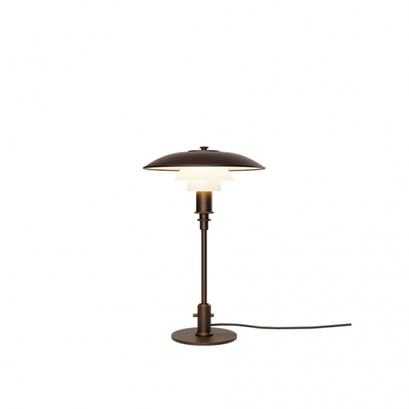 PH 3/2 Bordslampa Aged Brass/Opal Glass i gruppen Belysning / Inomhus / Bordslampor hos Växjö Elektriska (5744165617)