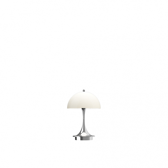 Panthella Ø160 Portable Bordslampa Chrome Opal Beige V3 i gruppen Belysning / Inomhus / Uppladdningsbara lampor hos Växjö Elektriska (5744171481)