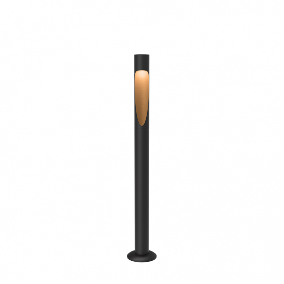 Flindt Garden Pollare Long Black Med Fotplatta i gruppen Belysning / Utomhus / Pollare hos Växjö Elektriska (5747408944)