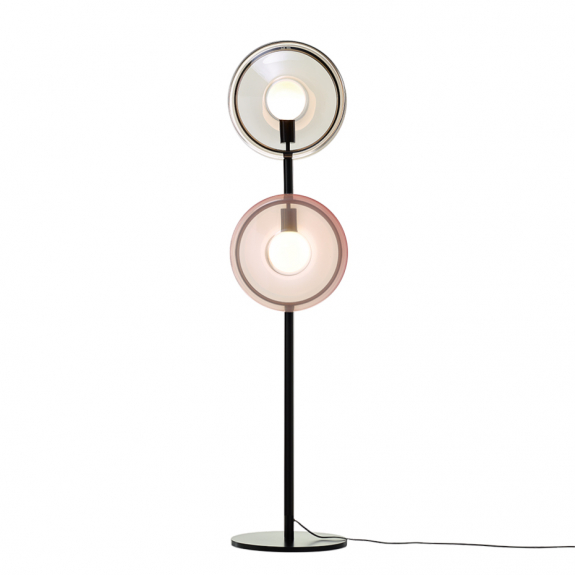 Orbital Golvlampa Venus Pink + Polaris White/Black i gruppen Belysning / Inomhus / Golvlampor hos Vxj Elektriska (8595610916015)