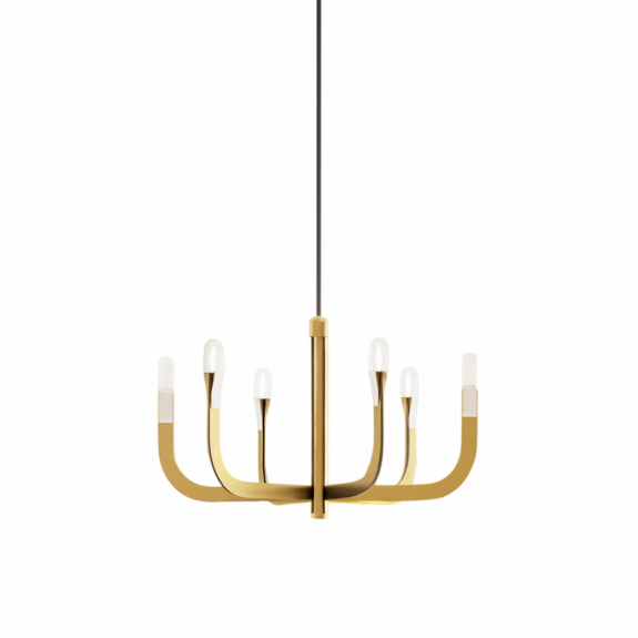 J-us Configuration A Ljuskrona Satin Gold i gruppen Belysning / Inomhus / Ljuskronor hos Växjö Elektriska (A09-A-1T030)