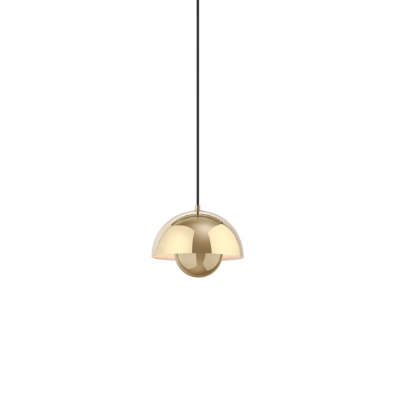 Flowerpot Pendel VP1 Ø23cm Brass-Plated i gruppen Belysning / Inomhus / Taklampor hos Växjö Elektriska (ANDT-133082A268)