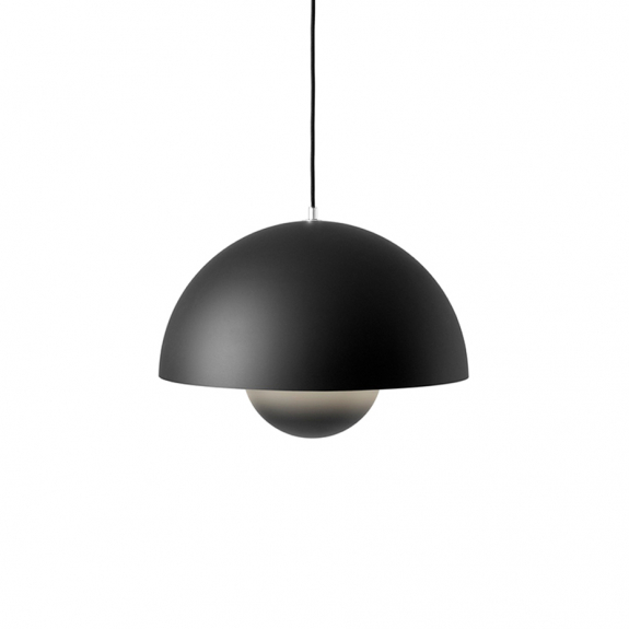 Flowerpot Pendel VP2 50cm Matt Black i gruppen Belysning / Inomhus / Taklampor hos Vxj Elektriska (ANDT-133083A218)