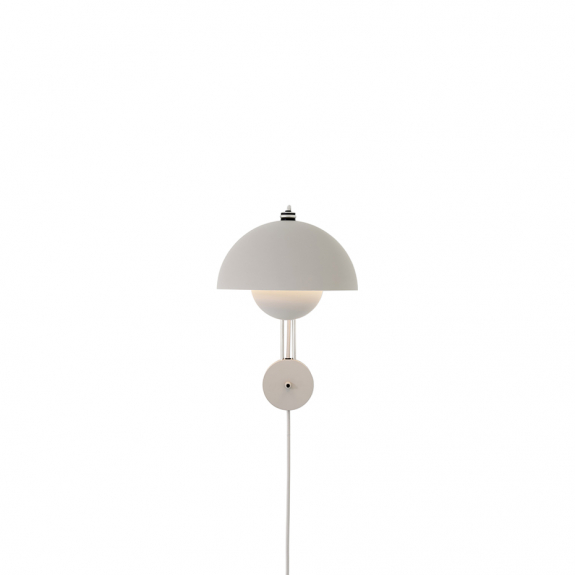 Flowerpot Vgglampa VP8 Matt Light Grey i gruppen Belysning / Inomhus / Vgglampor hos Vxj Elektriska (ANDT-133090A219)