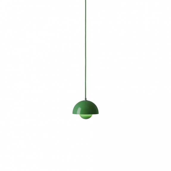 Flowerpot Pendel VP10 16cm Signal Green i gruppen Belysning / Inomhus / Taklampor hos Vxj Elektriska (ANDT-133094A205)