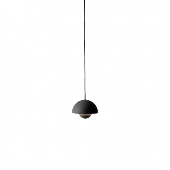 Flowerpot Pendel VP10 16cm Matt Black i gruppen Belysning / Inomhus / Taklampor hos Vxj Elektriska (ANDT-133094A218)