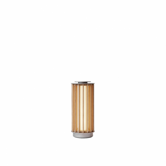 Numbra Bordslampa TY3 Portable Lacquered Oak & Tumbled Aluminium i gruppen Belysning / Inomhus / Uppladdningsbara lampor hos Växjö Elektriska (ANDT-158654A595)