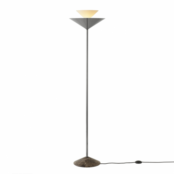 Gio Golvlampa LN28 Emperador Marble & Dark Chrome i gruppen Belysning / Inomhus / Golvlampor hos Växjö Elektriska (ANDT-159914A619)