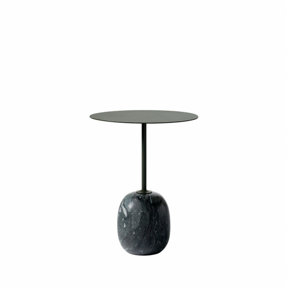 Lato Sidobord LN8 Round Ø40cm Deep Green & Verde Grigio Marble i gruppen Inredning / Inredningsdetaljer / Sidobord & Soffbord hos Växjö Elektriska (ANDT-160796A288)