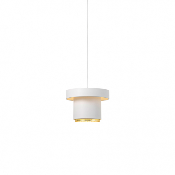 A201 Pendel White/Brass-Plated i gruppen Belysning / Inomhus / Taklampor hos Växjö Elektriska (ART-29101701)