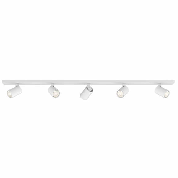 Ascoli Five Bar Spotlight Textured White i gruppen Belysning / Inomhus / Spotlights hos Växjö Elektriska (AS1286059)