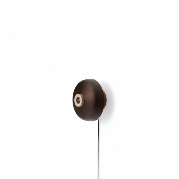 Reverse Vägglampa On-Lamp Dimmer With Cord Sand Travertine/Bronzed Brass i gruppen Belysning / Inomhus / Vägglampor hos Växjö Elektriska (AUDO-71230-007325)