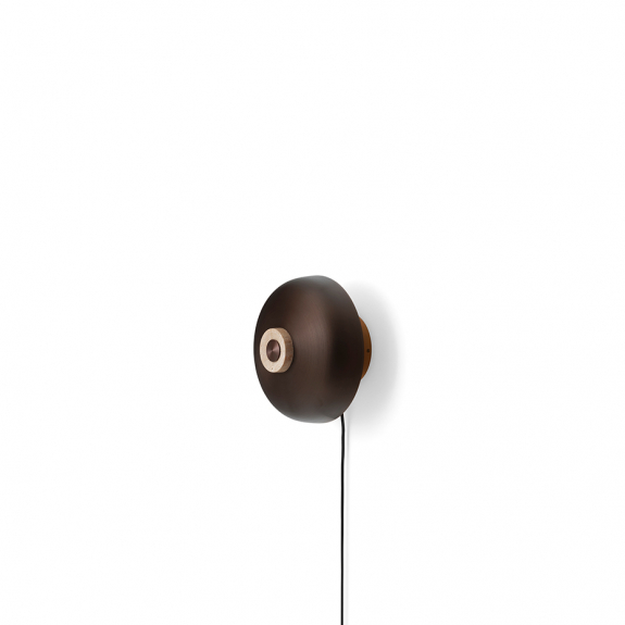 Reverse Vägglampa Dimmer On Cord Sand Travertine/Bronzed Brass i gruppen Belysning / Inomhus / Vägglampor hos Växjö Elektriska (AUDO-71230-007326)