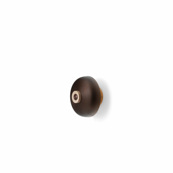 Reverse Vägglampa In-Wall Dimmer Without Cord Sand Travertine/Bronzed Brass i gruppen Belysning / Inomhus / Vägglampor hos Växjö Elektriska (AUDO-71230-018909)