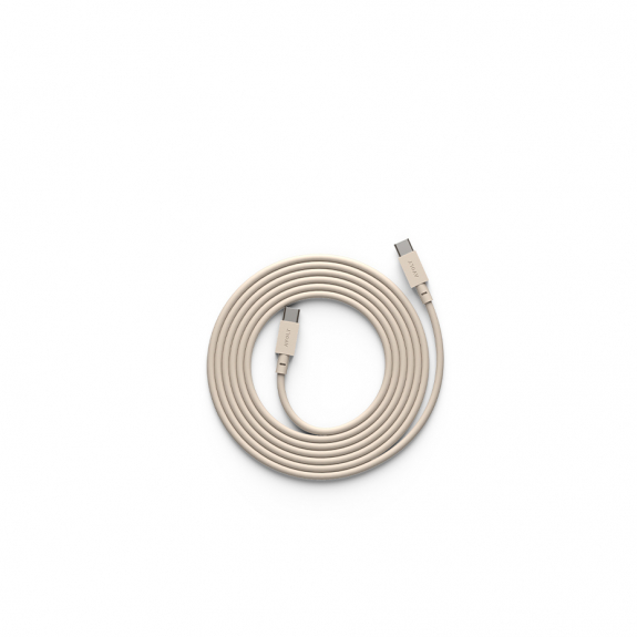 Cable 1 USB-C To USB-C Nomad Sand i gruppen Belysning / Tillbehr / Installationsmaterial hos Vxj Elektriska (C1CC-IN60-18BE)