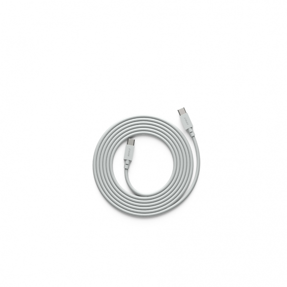 Cable 1 USB-C To USB-C Gotland Grey i gruppen Belysning / Tillbehr / Installationsmaterial hos Vxj Elektriska (C1CC-IN60-18GG)