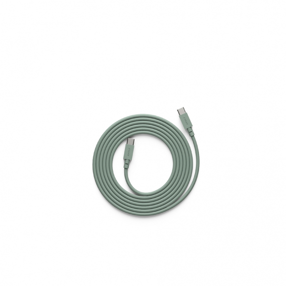 Cable 1 USB-C To USB-C Oak Green i gruppen Belysning / Tillbehr / Installationsmaterial hos Vxj Elektriska (C1CC-IN60-18OG)