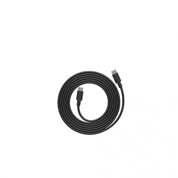 Cable 1 USB-C To USB-C (100W) 2m Stockholm Black i gruppen Belysning / Tillbehör / Installationsmaterial hos Växjö Elektriska (C1CCI1002SB)