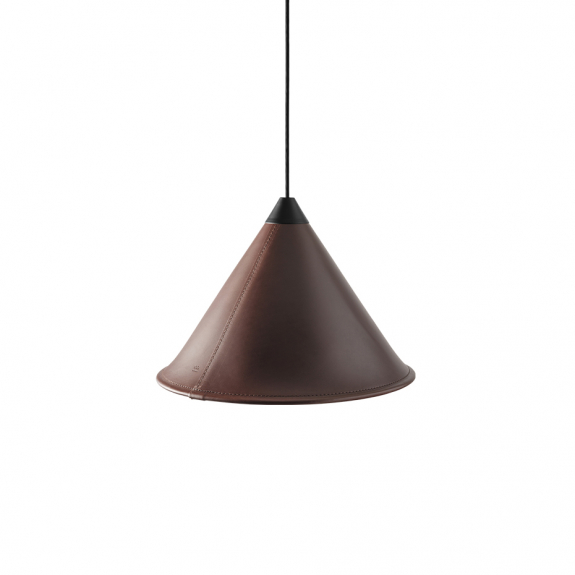 Leather Cone Namibia Pendel 45cm Chocolate/Black i gruppen Belysning / Inomhus / Taklampor hos Vxj Elektriska (CUERO-1520429)