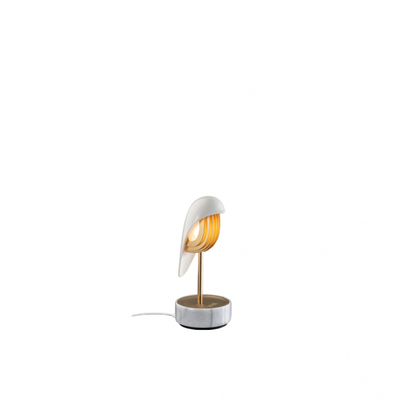 Whisper Bordslampa & Väckarklocka White Gold i gruppen Belysning / Inomhus / Bordslampor hos Växjö Elektriska (DAQI-CP01-WHWG)