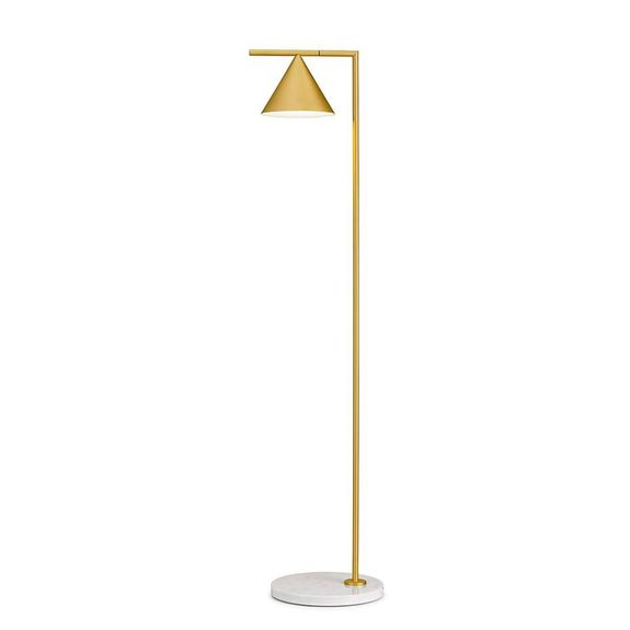 Captain Flint Golvlampa Brushed Brass i gruppen Belysning / Inomhus / Golvlampor hos Vxj Elektriska (F1530059)