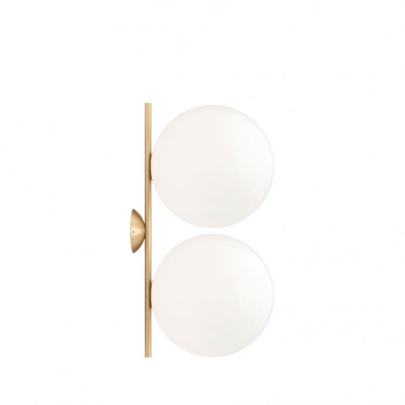 IC Lights C/W2 Double Tak/Vgglampa Brushed Brass i gruppen Belysning / Inomhus / Vgglampor hos Vxj Elektriska (F3159059)