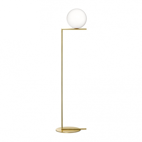 IC Lights F2 Golvlampa Brushed Brass i gruppen Belysning / Inomhus / Golvlampor hos Växjö Elektriska (F3174059)