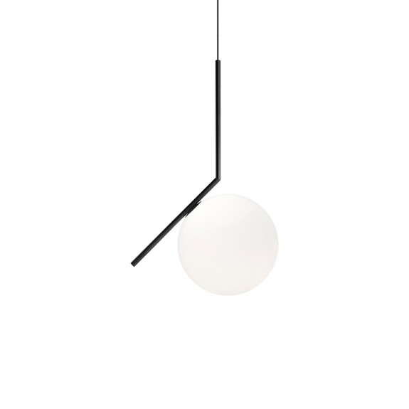 IC Lights S2 Pendel Mattsvart IC S2 Taklampa Mat Svart Flos