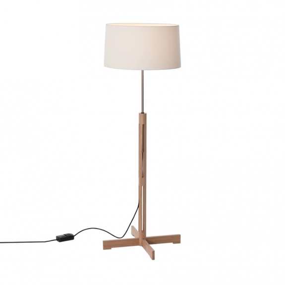 FAD Golvlampa Natural Oak/White Linen i gruppen Belysning / Inomhus / Golvlampor hos Vxj Elektriska (FADSA01)