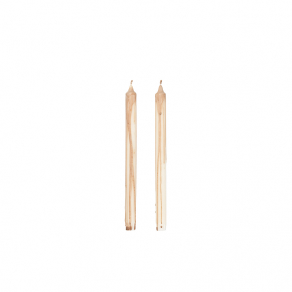 Dryp Candles Beige 2-Pack i gruppen Inredning / Inredningsdetaljer / Ljushllare & Ljus hos Vxj Elektriska (FERM-1104264772)