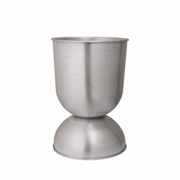 Hourglass Pot Large Aluminium i gruppen Inredning / Inredningsdetaljer / Vaser, Krukor & Fat hos Växjö Elektriska (FERM-1104272167)