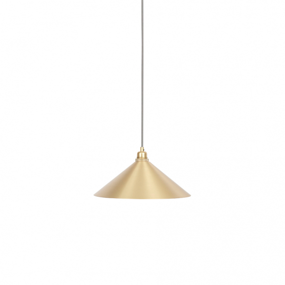 Cone Shade Pendel Medium Brass i gruppen Belysning / Inomhus / Taklampor hos Växjö Elektriska (FRA-2804)