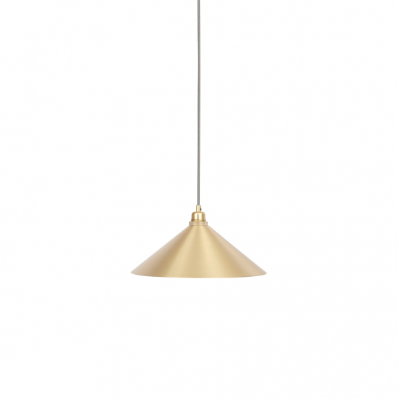 Cone Shade Pendel Medium Brass i gruppen Belysning / Inomhus / Taklampor hos Vxj Elektriska (FRA-2804)