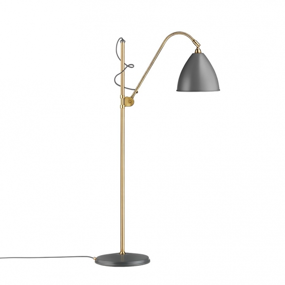 Bestlite BL3 Golvlampa Medium Grey/Brass i gruppen Belysning / Inomhus / Golvlampor hos Vxj Elektriska (GUB-10010057)