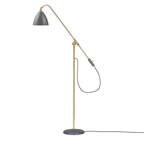 Bestlite BL4 Golvlampa Grey/Brass i gruppen Belysning / Inomhus / Golvlampor hos Vxj Elektriska (GUB-10010091)