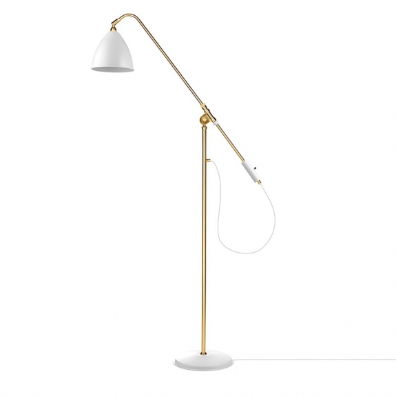 Bestlite BL4 Golvlampa White/Brass i gruppen Belysning / Inomhus / Golvlampor hos Vxj Elektriska (GUB-10010092)