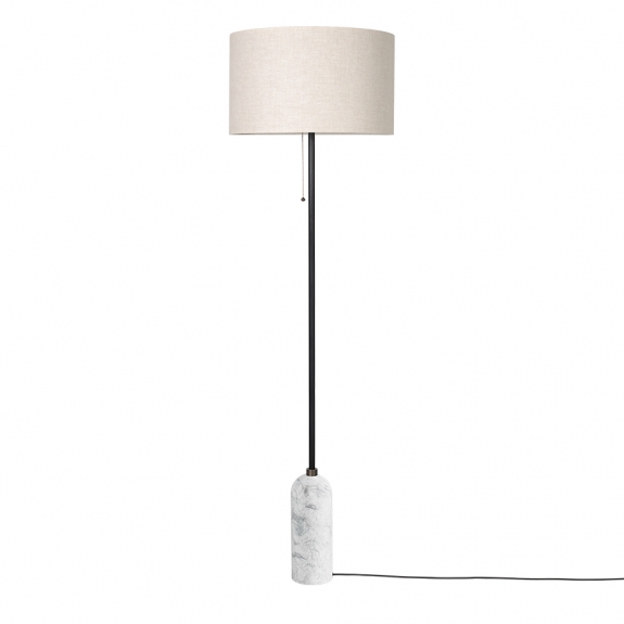 Gravity Golvlampa White Marble/Canvas i gruppen Belysning / Inomhus / Golvlampor hos Växjö Elektriska (GUB-10012254)