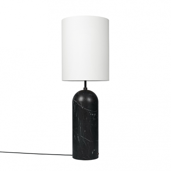 Gravity Golvlampa XL High Black Marble/White i gruppen Belysning / Inomhus / Golvlampor hos Vxj Elektriska (GUB-10012261)