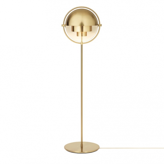 Multi-Lite Golvlampa Shiny Brass/Brass i gruppen Belysning / Inomhus / Golvlampor hos Vxj Elektriska (GUB-10014434)