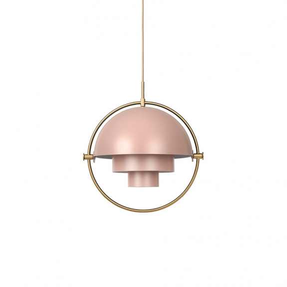 Multi-Lite Pendel Rose Dust/Brass i gruppen Belysning / Inomhus / Taklampor hos Växjö Elektriska (GUB-10014447)