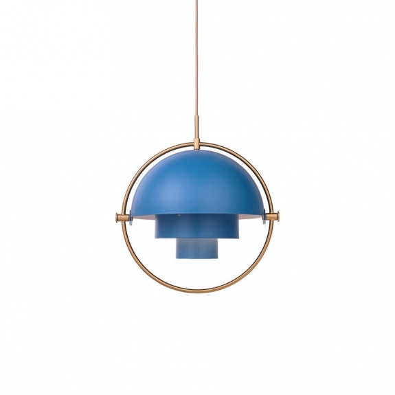 Multi-Lite Pendel Nordic Blue/Brass i gruppen Belysning / Inomhus / Taklampor hos Vxj Elektriska (GUB-10014450)