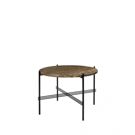 TS Coffee Table 55cm Brown Emperador Marble i gruppen Inredning / Inredningsdetaljer / Sidobord & Soffbord hos Vxj Elektriska (GUB-10017146)