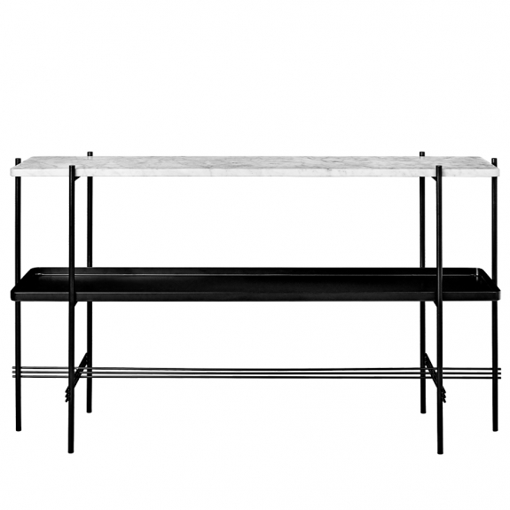 TS Console Table 120cm With Tray White Carrara Marble i gruppen Inredning / Inredningsdetaljer / Sidobord & Soffbord hos Vxj Elektriska (GUB-10017356)