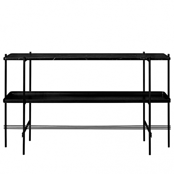 TS Console Table 120cm With Tray Black Marquina Marble i gruppen Inredning / Inredningsdetaljer / Sidobord & Soffbord hos Vxj Elektriska (GUB-10017359)