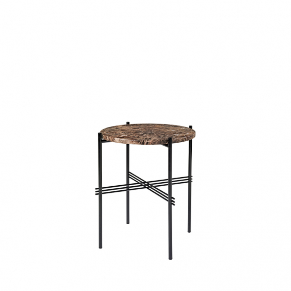 TS Coffee Table 40cm Brown Emperador Marble i gruppen Inredning / Inredningsdetaljer / Sidobord & Soffbord hos Vxj Elektriska (GUB-10017473)