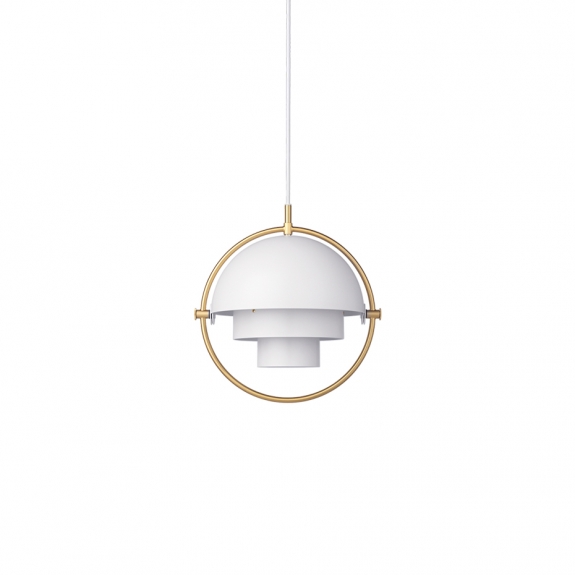 Multi-Lite Pendel Small White/Brass i gruppen Belysning / Inomhus / Taklampor hos Vxj Elektriska (GUB-10032994)