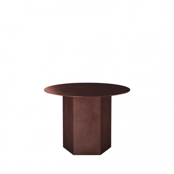 Epic Coffee Table Steel 60cm Earthy Red Steel i gruppen Inredning / Inredningsdetaljer / Sidobord & Soffbord hos Vxj Elektriska (GUB-10074993)