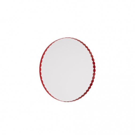 Arcs Mirror Round Red i gruppen Inredning / Inredningsdetaljer / Speglar hos Vxj Elektriska (HAY-AB312-A907-AB27)